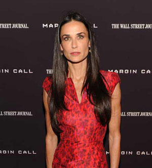 Demi Moore ricoverata per  dipendenza da farmaci e anoressia. Divieto assoluto di pesarsi