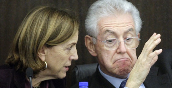Monti, solo rigore. Fornero, basta  lamenti. Marea di scioperi e manifestazioni