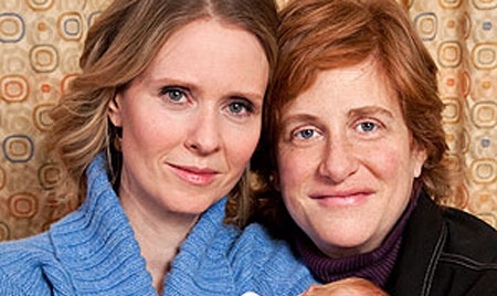 Cynthia Nixon e Christine unite con pargolo