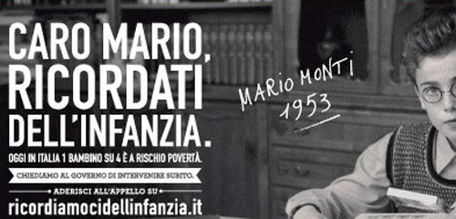 Save the Children. Un minore su quattro è a rischio povertà