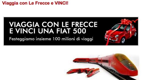 Trenitalia mette in palio un’automobile. Un concorso discutibile