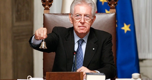 Monti giù nei sondaggi nomina Bondi  commissario, Amato e Giavazzi consulenti
