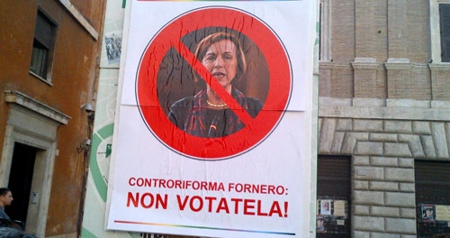 Usb e il sindacalismo di base in piazza contro il Ddl Fornero. IL VIDEO