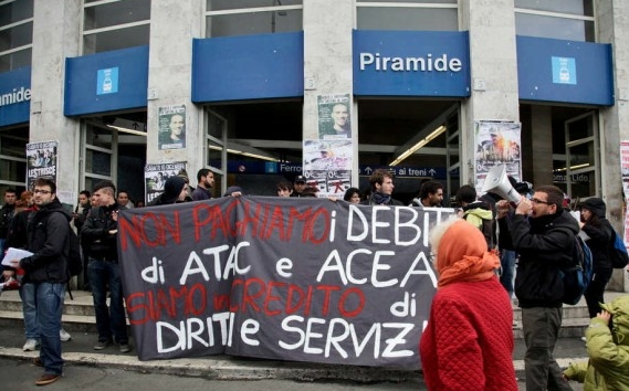 Blitz a Roma contro rincaro biglietti bus-metro