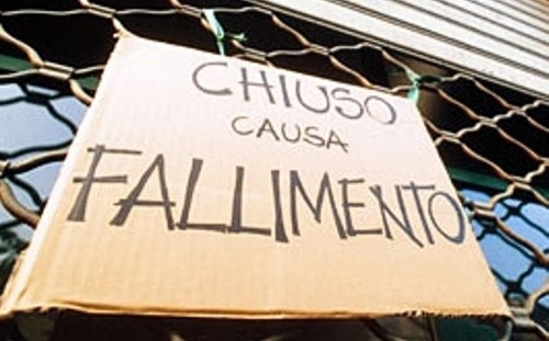 Crisi economica. Boom di fallimenti