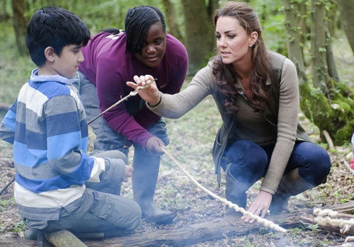 William & Kate. Meglio il campeggio che Buckingam Palace?