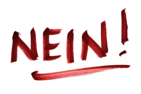 Angela Merkel è tutta un no