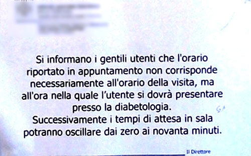 Come trattano gli ammalati: cronaca di una giornata alla ASL