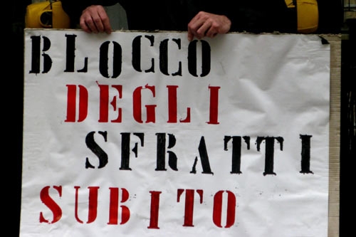 Crisi. Boom di sfratti. In cinque anni + 64%. Italia senza regole