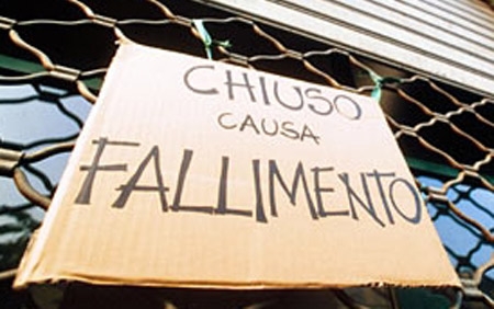 Entro il 2012 un’impresa su tre rischia il fallimento