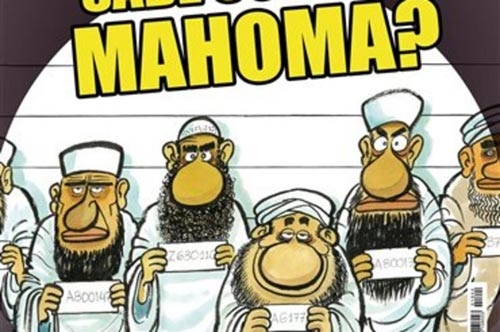 Islam. Sul settimanale El Jueves vignette su Maometto