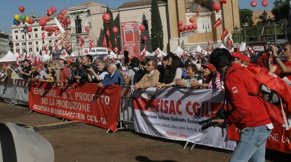 20 ottobre, la Cgil in piazza. La web cronaca