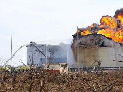 Taranto. Incendio in raffineria ENI. Feriti due operai