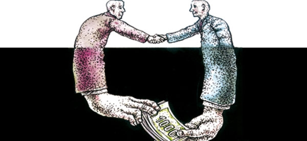 La corruzione in Italia fa perdere 10miliardi di euro in ricchezza