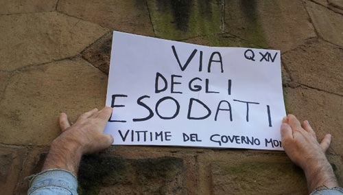 Flash mob. A Roma via Andrea Doria diventa Via degli esodati