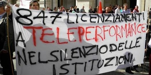 Taranto. I lavoratori di Teleperformance aderiscono allo ‘sciopero del sangue’ contro la mobilità
