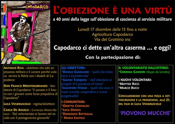 Capodarco ci dette un’altra caserma … e oggi?