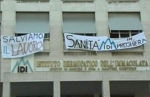 Idi. Lavoratori da 4 mesi senza stipendio. Domani Flash mob a San Pietro