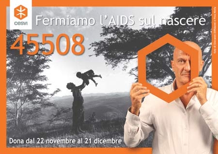 Fino al 21 dicembre: Campagna Cesvi contro l’Aids