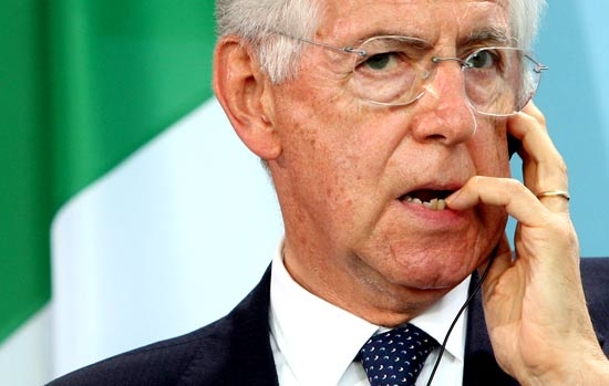 Monti più pesante l’attacco a Pd e Cgil