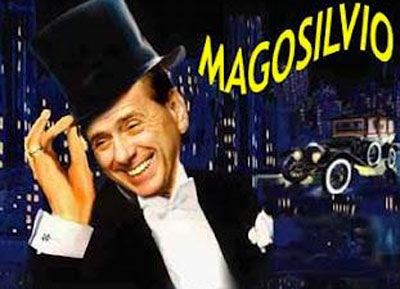 Berlusconi. Spettacolo di illusionismo rivolto agli imprenditori edili