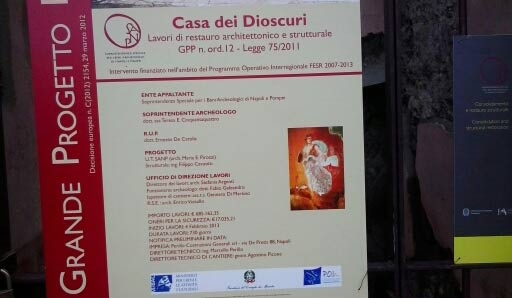 Cantiere Grande Pompei. Fillea, si comincia male, appalto a ribasso del 50%