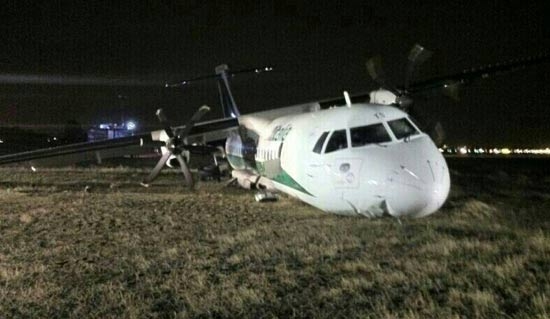 Fiumicino. Volo Alitalia operato da Carpatair esce fuori pista. 6 feriti