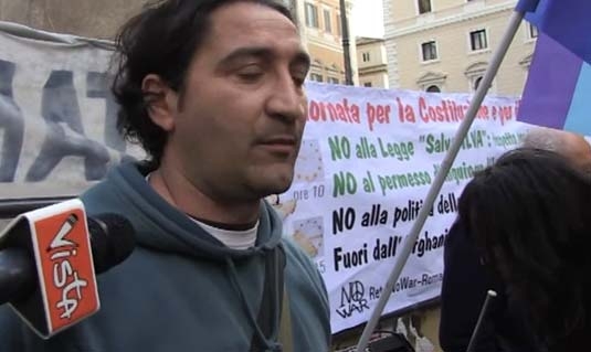 Udienza Ilva. La protesta davanti Montecitorio. IL VIDEO