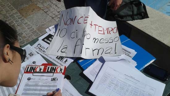Link. 1.500 firme per aprire la mensa e migliorare l’università di Tor Vergata