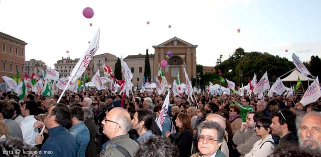 Le tre piazze di Roma, metafore della politica nazionale