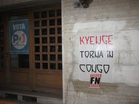 Attacco di Forza Nuova contro il ministro Kyenge. Torna in Congo”