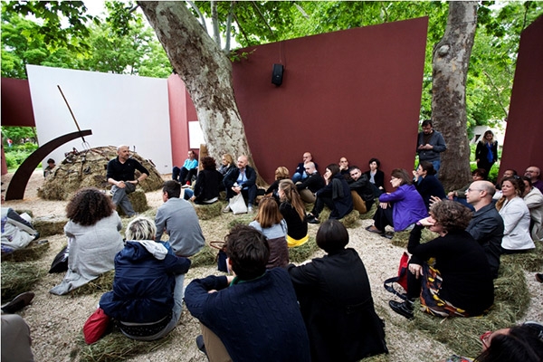 Marco Paolini alla Biennale Arte sabato 29 giugno, ore 11, Giardino delle Vergini, Arsenale