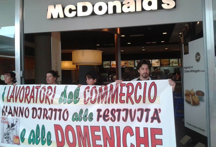 I lavoratori del Commercio in “parata” per il diritto alle domeniche e ai festivi