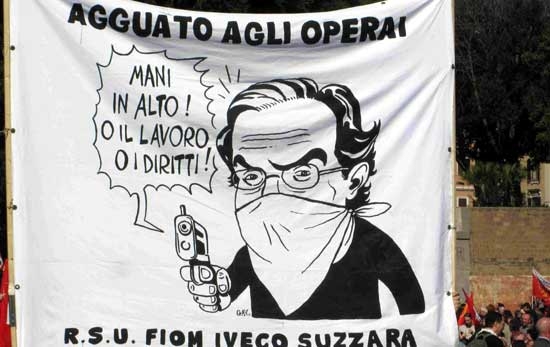 Fiom. Governo e Regione Lazio convochino la Fiat. La Cassazione boccia Marchionne
