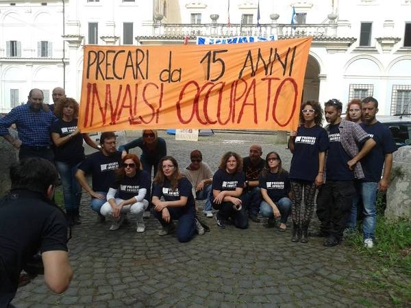 Occupazione e sciopero della fame dei precari INVALSI