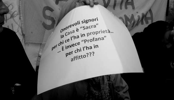 La casa è “Sacra” per chi ce l’ha, “Profana” per chi l’ha in affitto