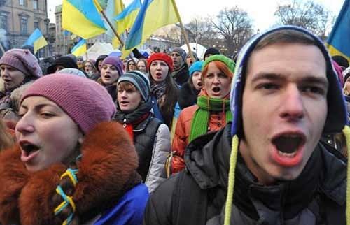 Kiev, ancora in piazza per l’UE