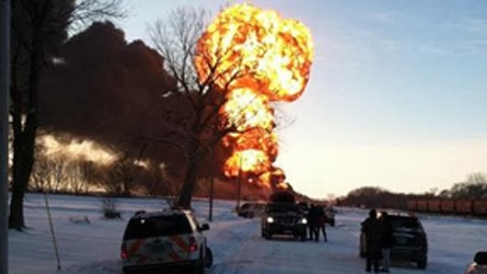 Usa. Deraglia treno carico di greggio. Allarme nube tossica nel Nord Dakota