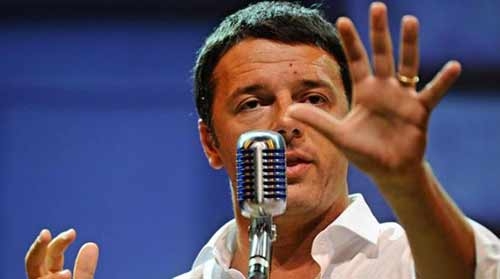 Renzi va in scena con l’abito del ribelle