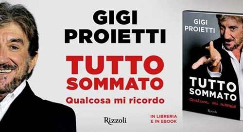 Tutto sommato. Gigi Proietti firma le copie del suo libro