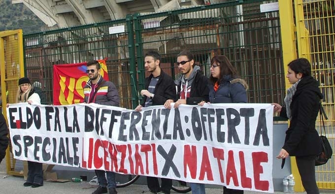 I lavoratori del commercio, precari e sottopagati. L’USB protesta in tutta Italia