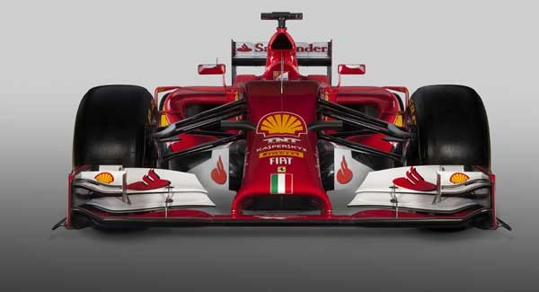 Ferrari. Stop in pista