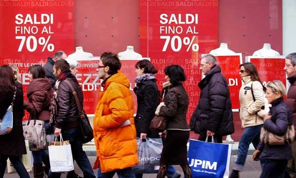 I saldi non attraggono più come prima
