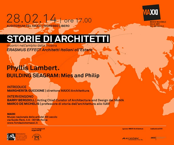 MAXXI. Venerdì 28 febbraio, Storie di Architetti