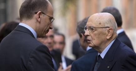 Letta sale al Colle da Napolitano. Renzi: “Benissimo, era ora”
