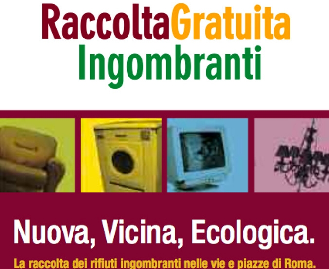 Rifiuti. Domenica torna a Roma la raccolta gratuita di rifiuti ingombranti