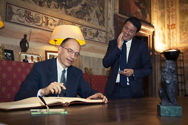Nel carniere di Renzi ciò che era nel cantiere di Letta