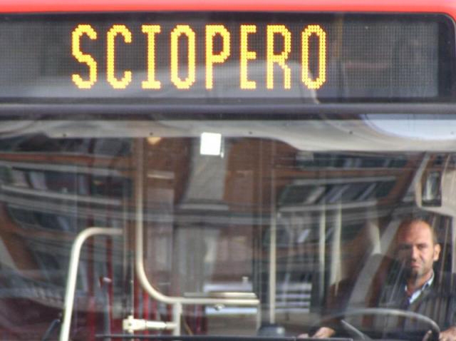 Sciopero dei mezzi pubblici in tutte le città il 19 marzo