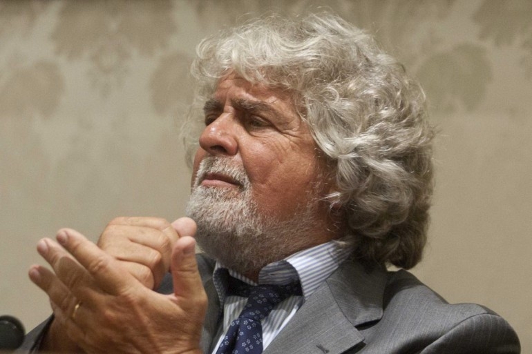 Grillo attacca Renzi. E’ il figlio della troika