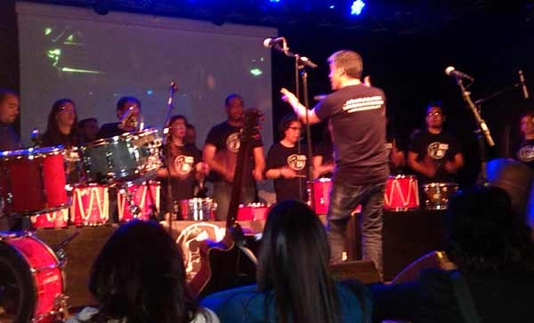 L’energia dello slancio collettivo: i “Letizia drums” in concerto